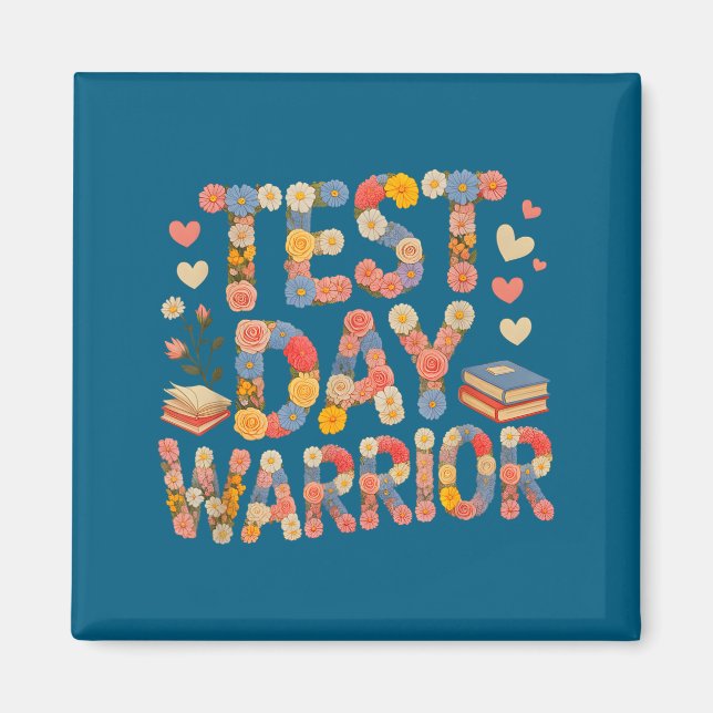 Funny test day warrior bruh science math countdown magnet (Front)