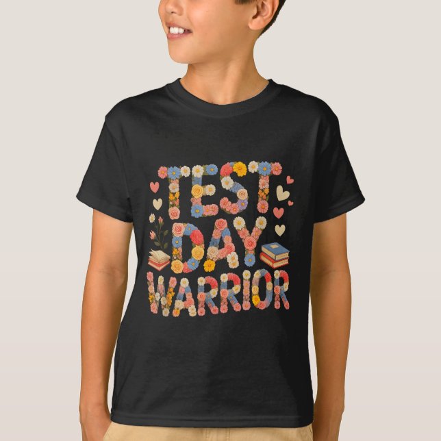 Funny test day warrior bruh science math countdown T-Shirt (Front)