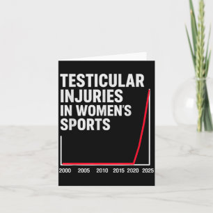 Funny Testicular Injuries In Womens Sports Men Card