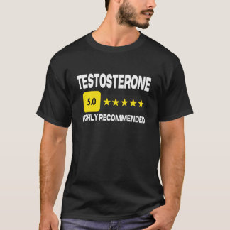 Funny Testosterone Test Testo TRT Therapy Bodybuil T-Shirt