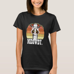 Funny Texan Countryside Cowboy Cat Animal Texas T-Shirt