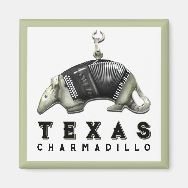Funny Texas Armadillo Magnet (Front)