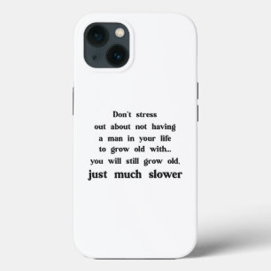 Funny text about women and men. iPhone 13 case