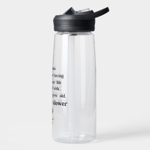 Funny text about women and men water bottle