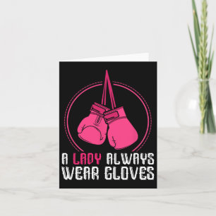Funny Thai Boxing Women Gift Muay Thai Card