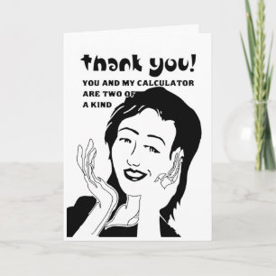funny thank you card
