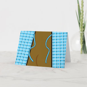 Funny Thank You for Hospital Visit, Untied Gown Card