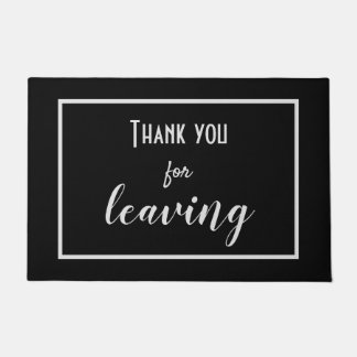 Funny "Thank You For Leaving" Introvert Antisocial Doormat