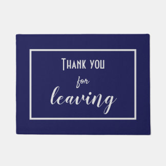 Funny "Thank You For Leaving" Introvert Antisocial Doormat