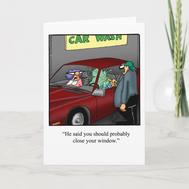 Funny Thank You Greeting Card "Spectickles" (Front)