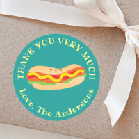 Funny Thank You Very Much Humourous Hot Dog Pun