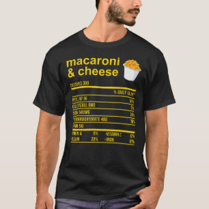 Funny Thanksgiving Apparel Nutrition Facts Macaron T-Shirt