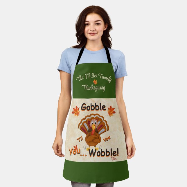 Funny Thanksgiving Apron (Worn)