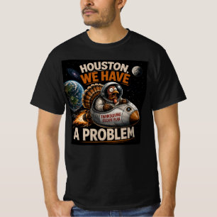 Funny Thanksgiving Astronaut Turkey Escape T-Shirt