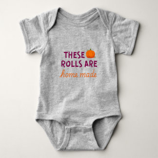Funny Thanksgiving Baby Bodysuit, Cute Fall Baby  Bodysuit