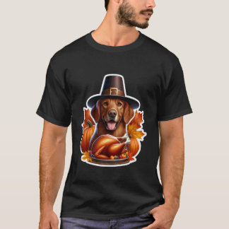 Funny Thanksgiving Chesapeake Bay Retriever Dog Ow T-Shirt