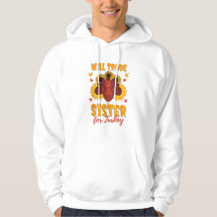 Funny Thanksgiving Day for Kids Will Trade Sister Hoodie