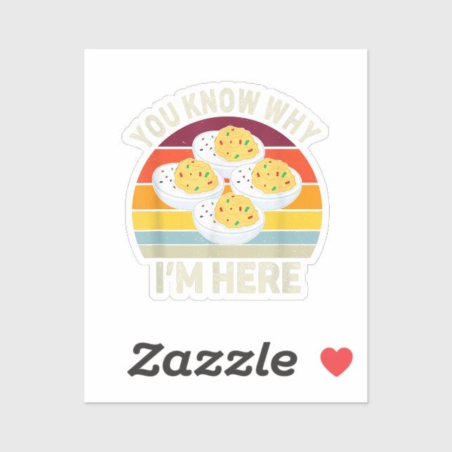 Funny Thanksgiving Deviled Eggs You Know Why I'm H (Sheet)