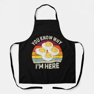 Funny Thanksgiving Deviled Eggs You Know Why I'm H Apron