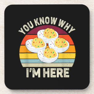 Funny Thanksgiving Deviled Eggs You Know Why I'm H Coaster