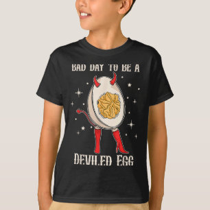 Funny Thanksgiving Dinner Bad Day To Be A Deviled  T-Shirt