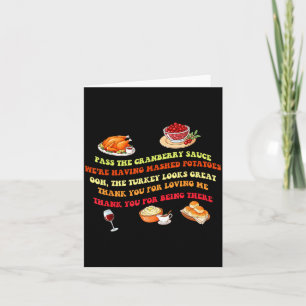 Funny Thanksgiving Dinner P The Cranberry Sauce De Card