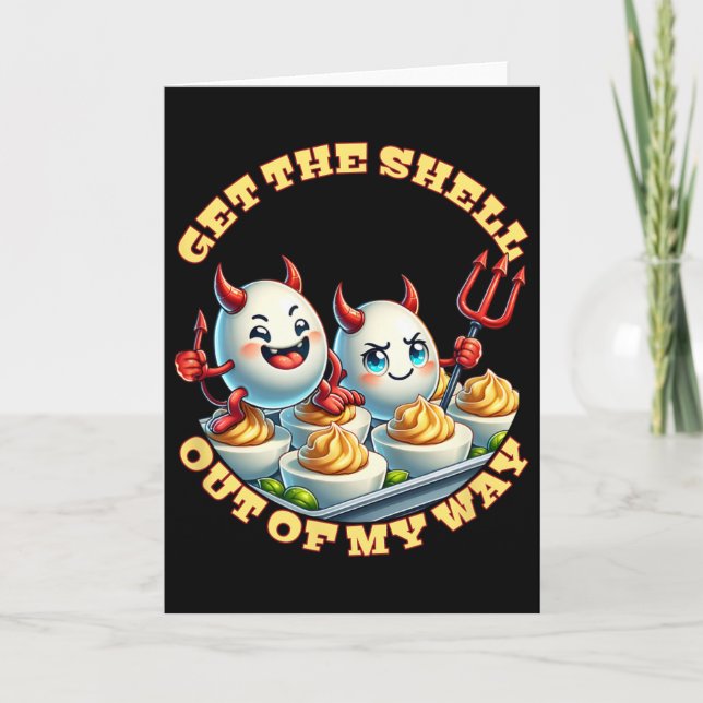 Funny Thanksgiving Dinner You Know Why I'm Here De Card (Front)