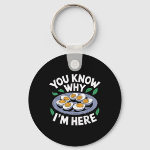 Funny Thanksgiving Dinner You Know Why Im Here Ret Key Ring