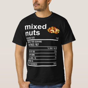 Funny Thanksgiving Food Apparel, Mixed Nuts Nutrit T-Shirt