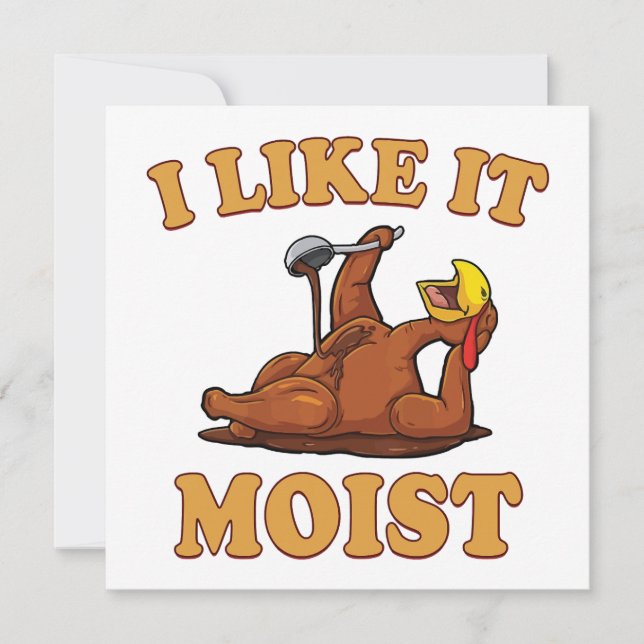 Funny Thanksgiving Foods Family Group Set I LIKE I Invitation (Front)