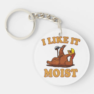 Funny Thanksgiving Foods Family Group Set I LIKE I Key Ring