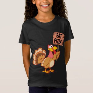 Funny Thanksgiving Gift Holiday Turkey Eat Pizza G T-Shirt