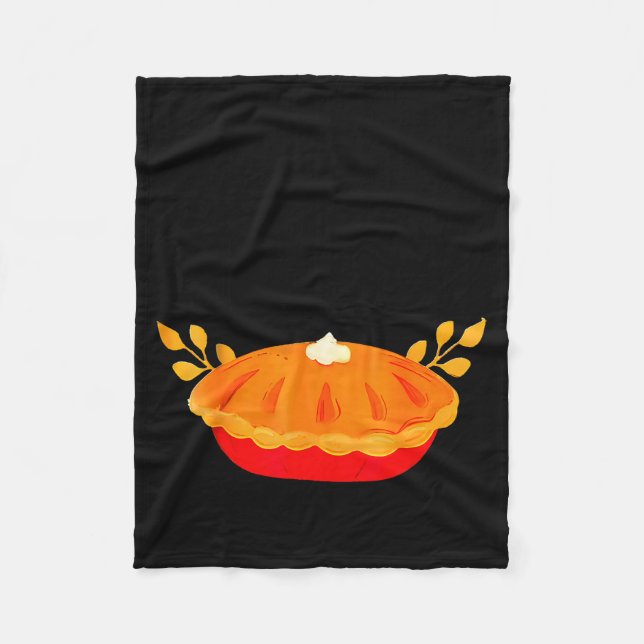 Funny Thanksgiving Go Ahead Bake My Day Men Women  Fleece Blanket (Front)