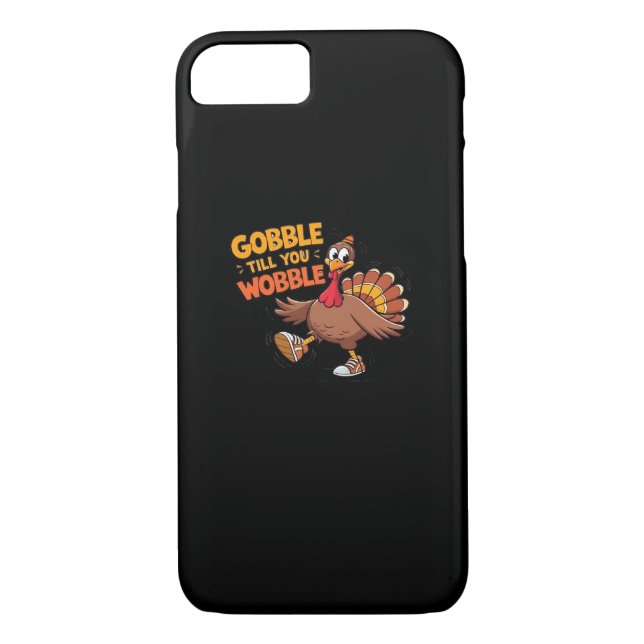 Funny Thanksgiving - Gobble Till You Wobble Classi Case-Mate iPhone Case (Back)