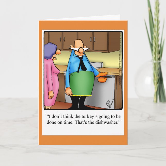 Funny Thanksgiving Greeting Card "Spectickles" (Front)