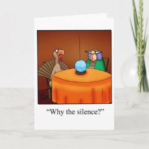 Funny Thanksgiving Greeting Card "Spectickles"