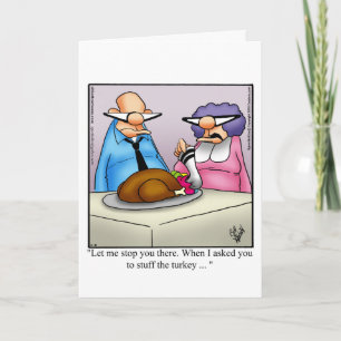 Funny Thanksgiving Greeting Card "Spectickles"