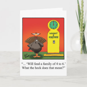 Funny Thanksgiving Greeting Card "Spectickles"