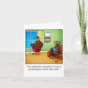 Funny Thanksgiving Greeting Card "Spectickles"