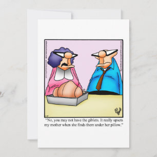 Funny Thanksgiving Humour Holiday Card