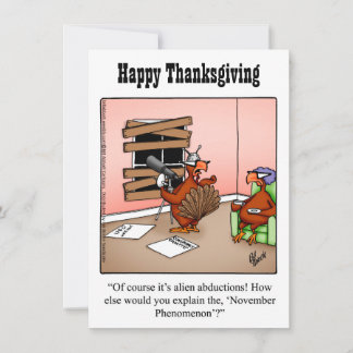 Funny Thanksgiving Humour Invitations