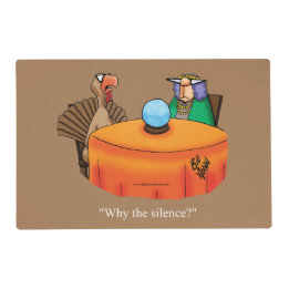 Funny Thanksgiving Humour  Laminated Place Mat