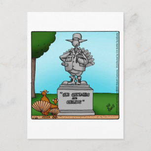 Funny Thanksgiving Humour Postcard