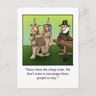 Funny Thanksgiving Humour  Postcards