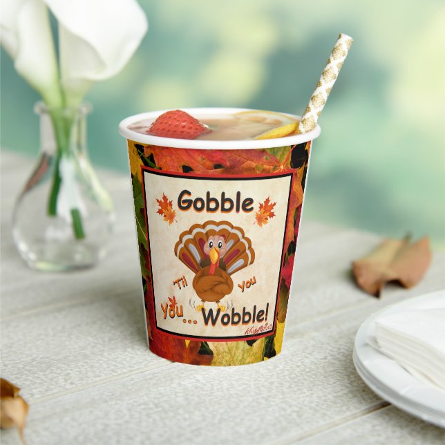 Funny Thanksgiving Paper Cup (Insitu)