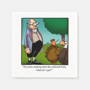 Funny Thanksgiving Party Napkins