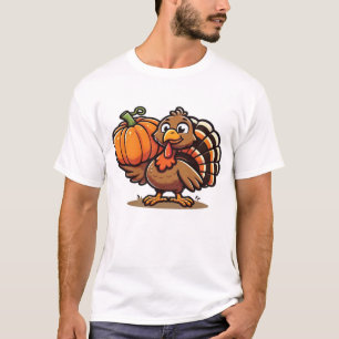 Funny Thanksgiving Turkey Design  Family Holiday M T-Shirt
