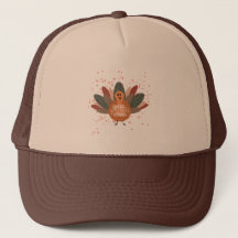 Funny Thanksgiving Turkey in Fall