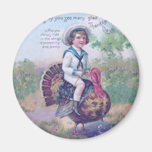 Funny Thanksgiving Turkey Magnet