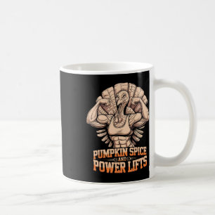 Funny Thanksgiving Turkey Powerlifting Gym Workout Coffee Mug